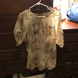 Express short sleeve shirt.